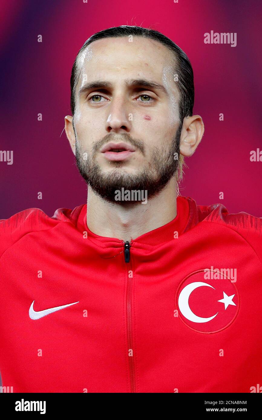 Fußball - UEFA Nations League - Liga B - Gruppe 2 - Türkei gegen Russland - Medical Park Arena, Trabzon, Türkei - 7. September 2018 der türkische Yusuf Yazici REUTERS/Murad Sezer Stockfoto