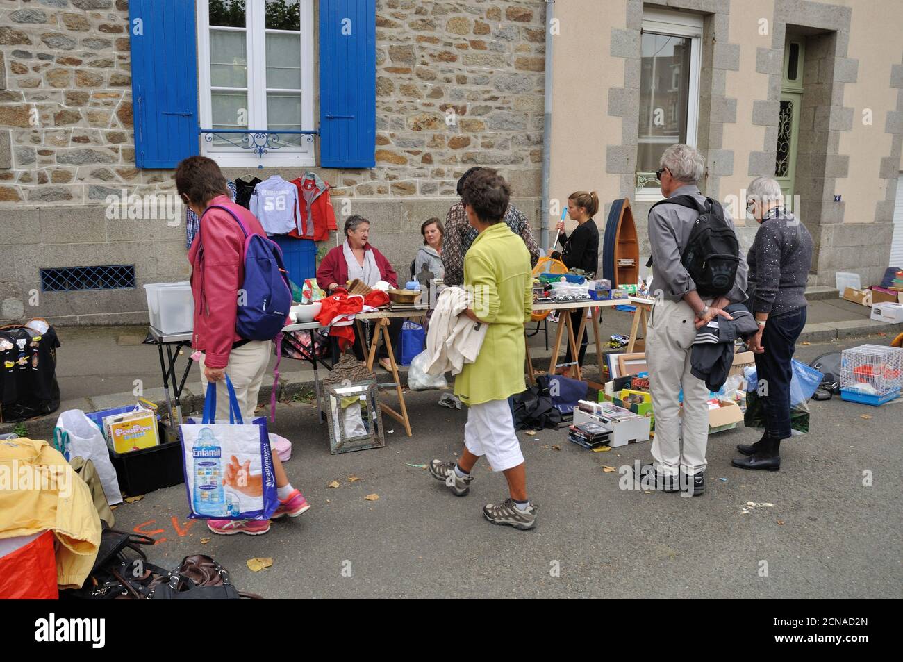 Foire St-Michel 2016, Brocante Stockfoto
