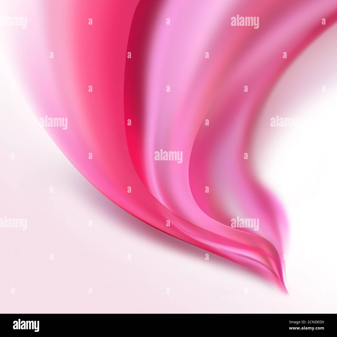 Fließende rosa Linien Stockfoto