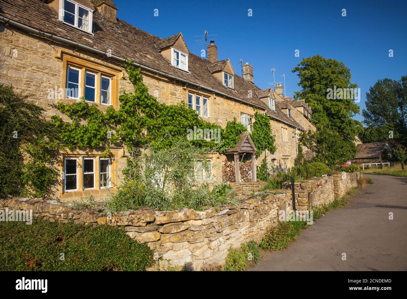 Lower Slaughter Village, The Cotswolds, Gloucestershire, England, Vereinigtes Königreich, Europa Stockfoto