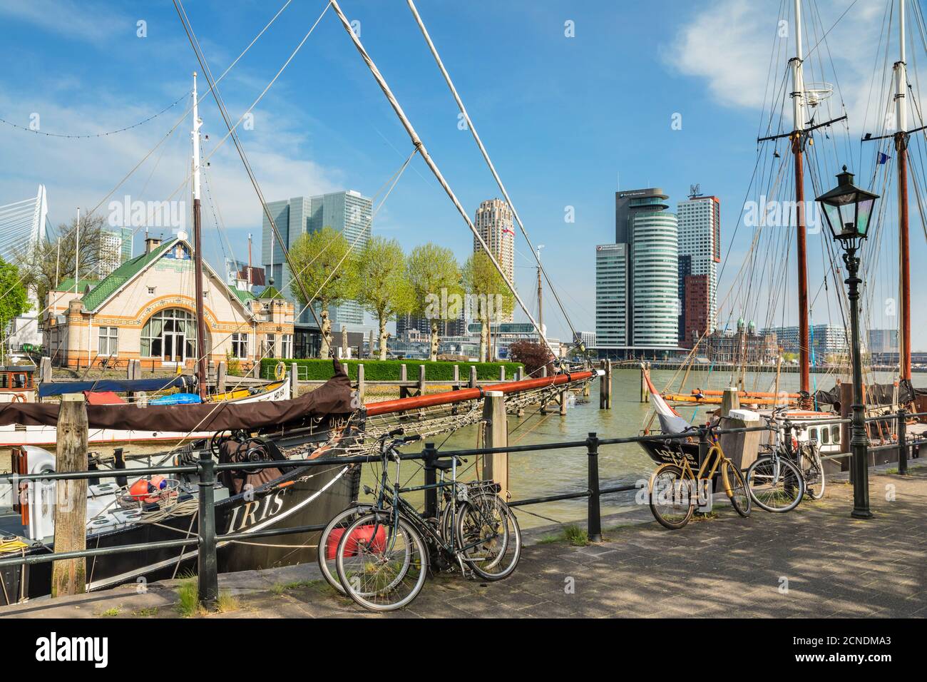 Veerhaven Port, Rotterdam, Südholland, Niederlande, Europa Stockfoto