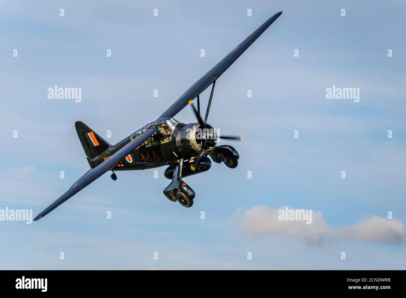 1940 Westland Lysander lla ist ein von Westland Aircraft produziertes britisches Kooperations- und Verbindungsflugzeug der Armee. Stockfoto