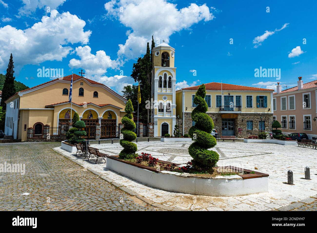 Griechische Kirche, Xanthi, Thrakien, Griechenland, Europa Stockfoto