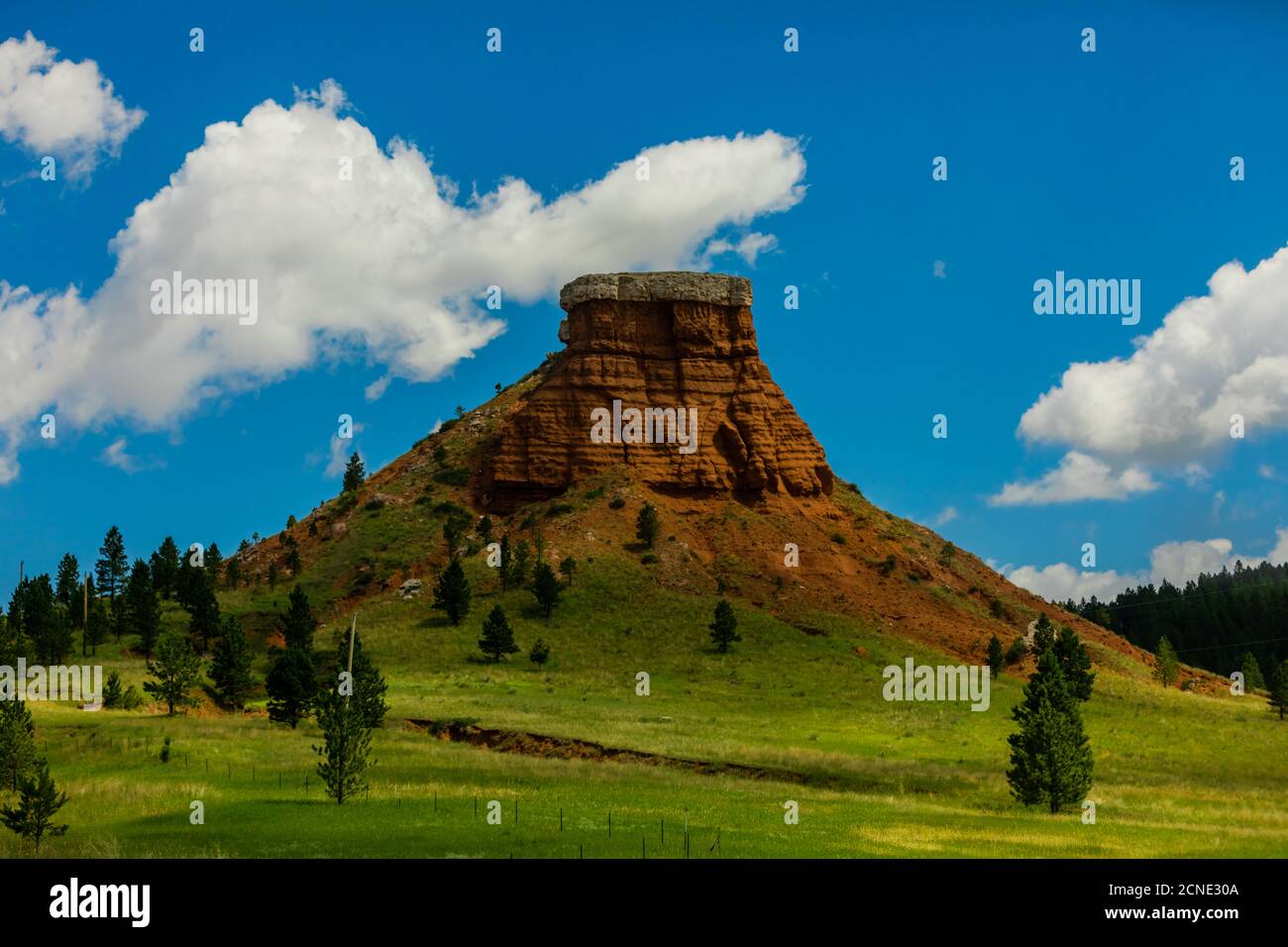 Malerische Aussicht auf die Blackhills von Keystone, South Dakota, USA Stockfoto