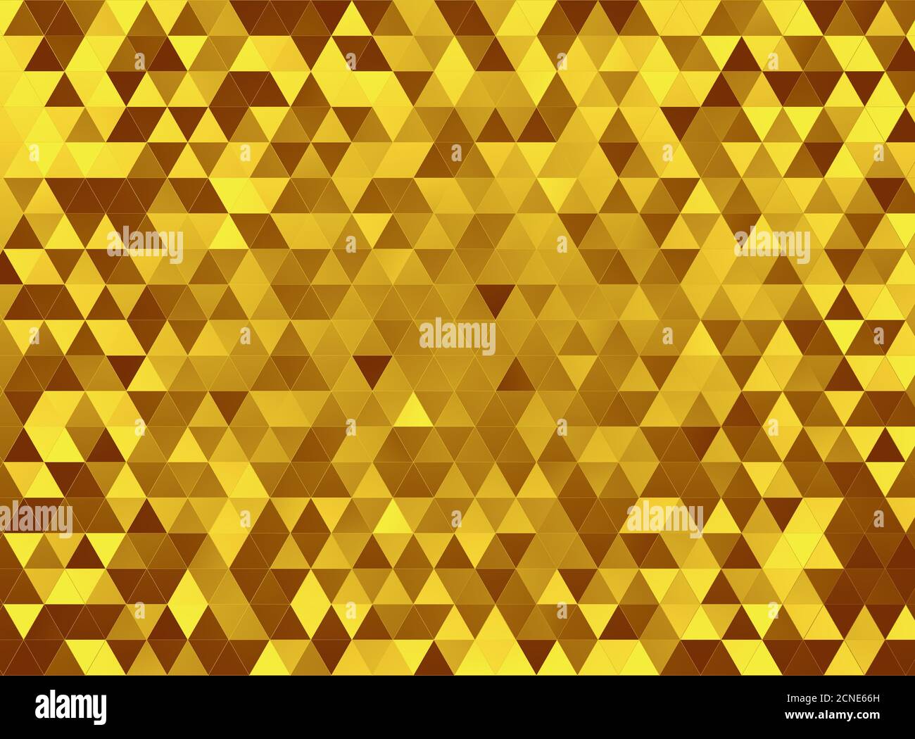 Goldene Dreiecke Stockfoto