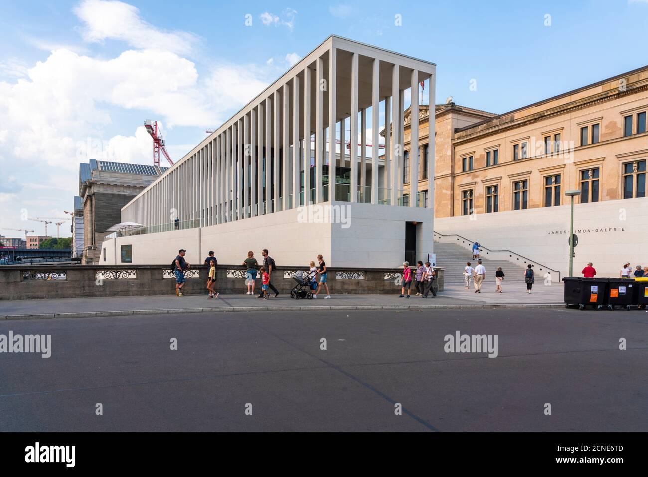 James Simon Galerie und Pergamonmuseum auf der Museumsinsel, UNESCO Weltkulturerbe, Berlin, Deutschland, Europa Stockfoto