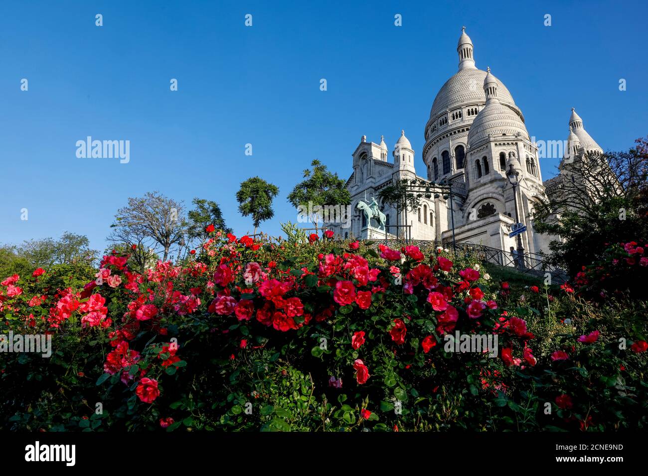 Basilika Sacre Coeur, Montmartre, Paris, Frankreich, Europa Stockfoto