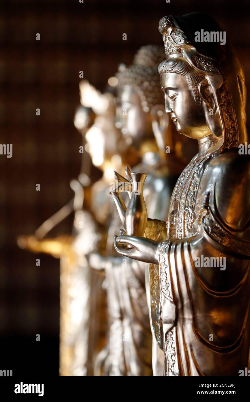 Khai Doan König geehrt Pagode, Quan am (Guan Yin), der Bodhisattva des Mitgefühls (Göttin der Barmherzigkeit), Buon Me Thuot, Vietnam Stockfoto