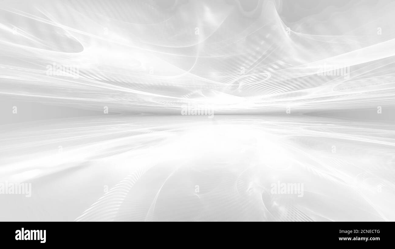 Weißer futuristischer Hintergrund Stockfoto