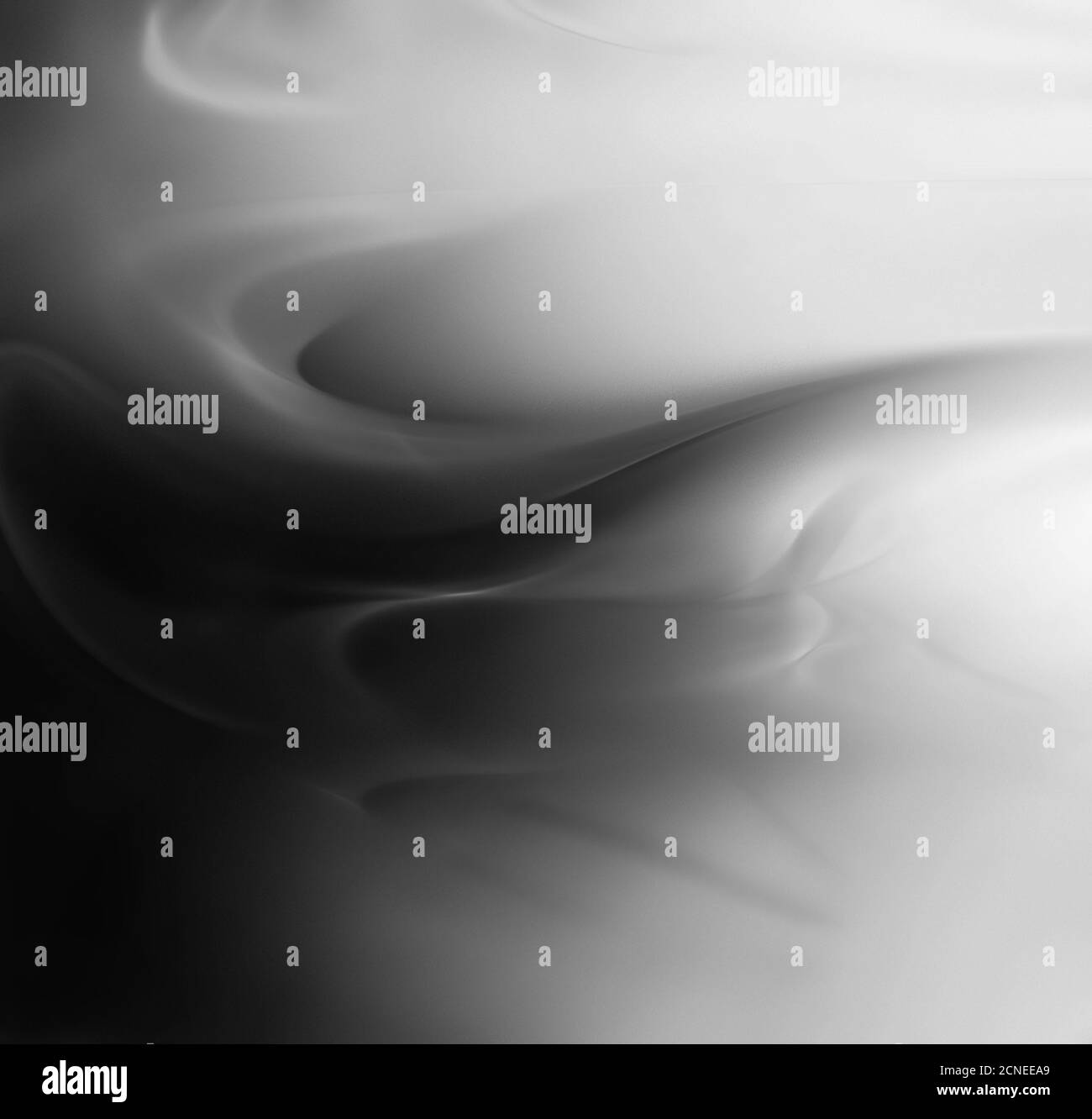 Weißer und schwarzer Rauch Stockfoto