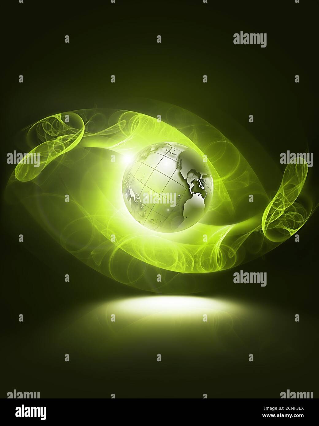 grüne Welt Stockfoto