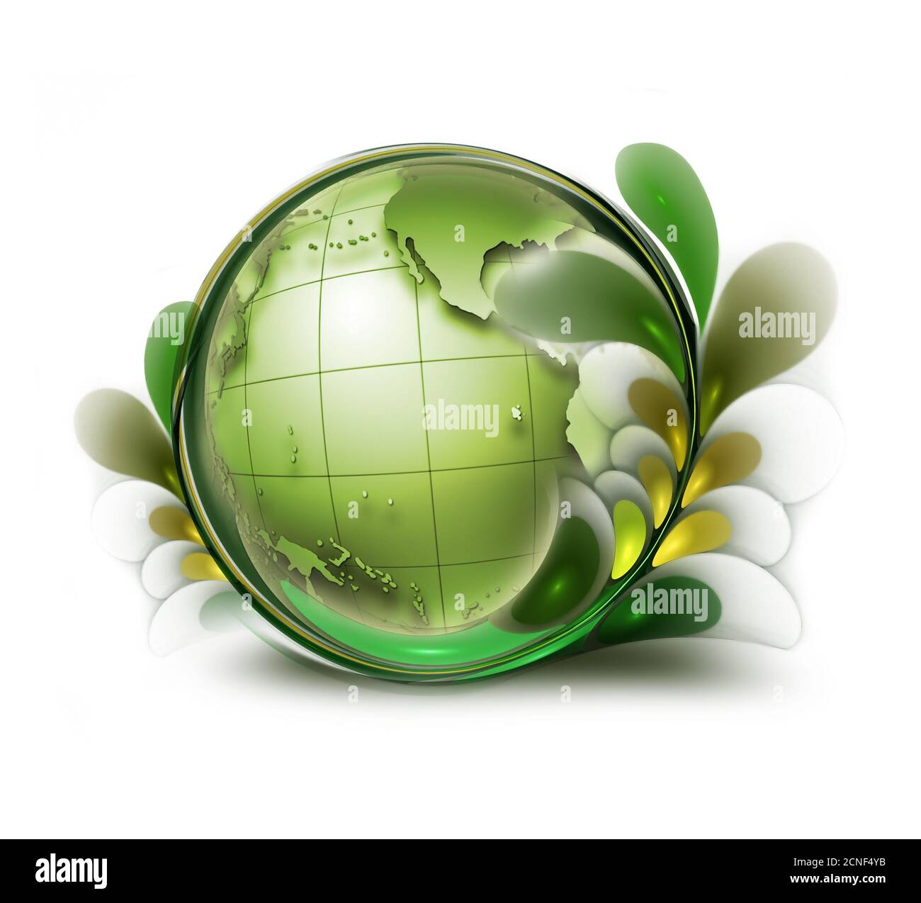 Grüne Erde Stockfoto