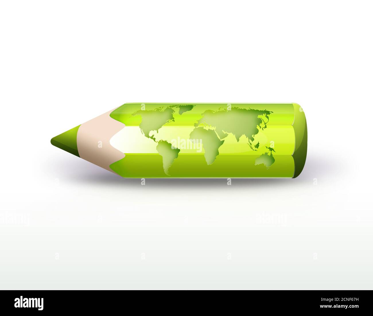 World Bleistift Stockfoto