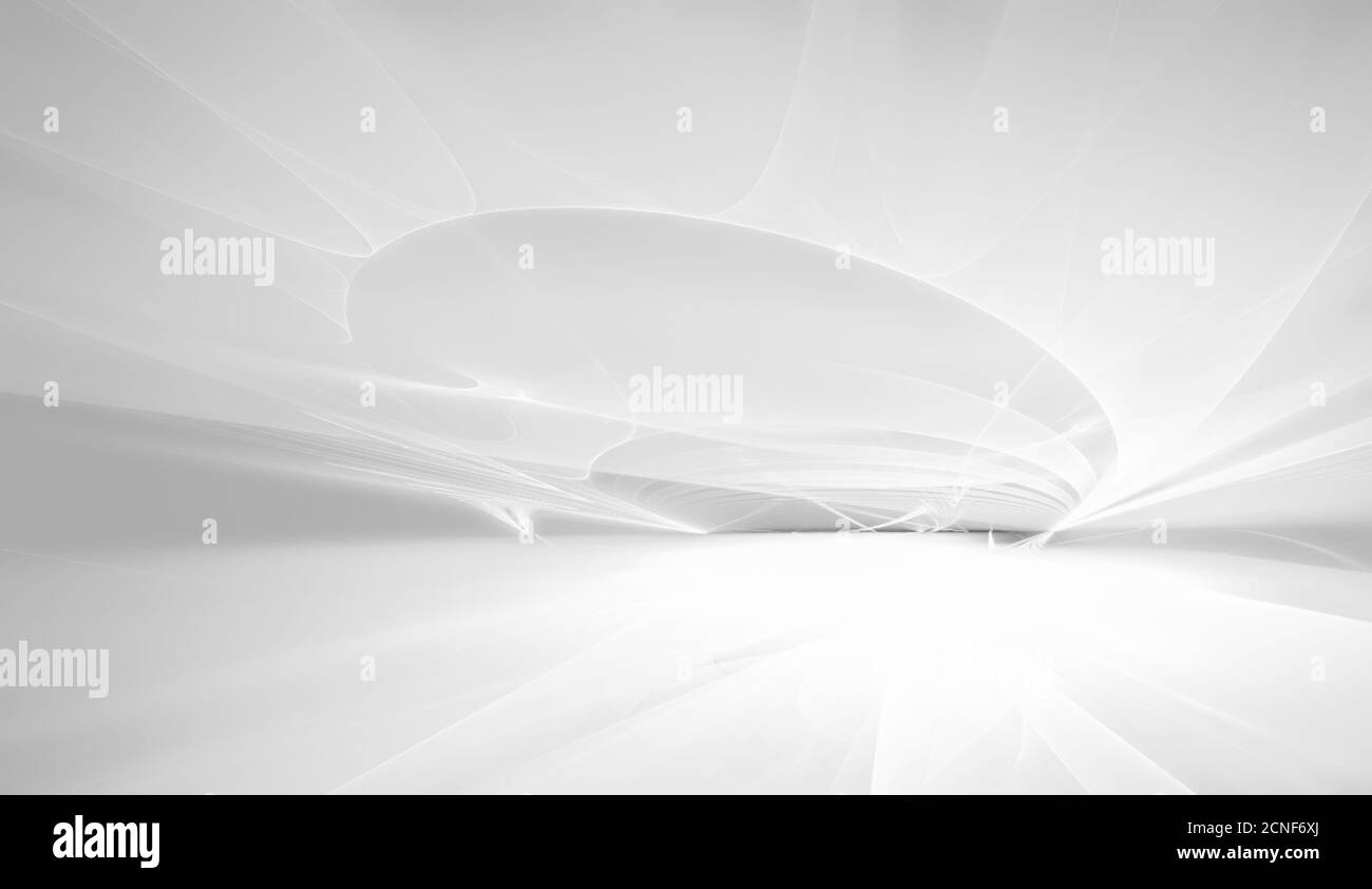 Weißer futuristischer Hintergrund Stockfoto