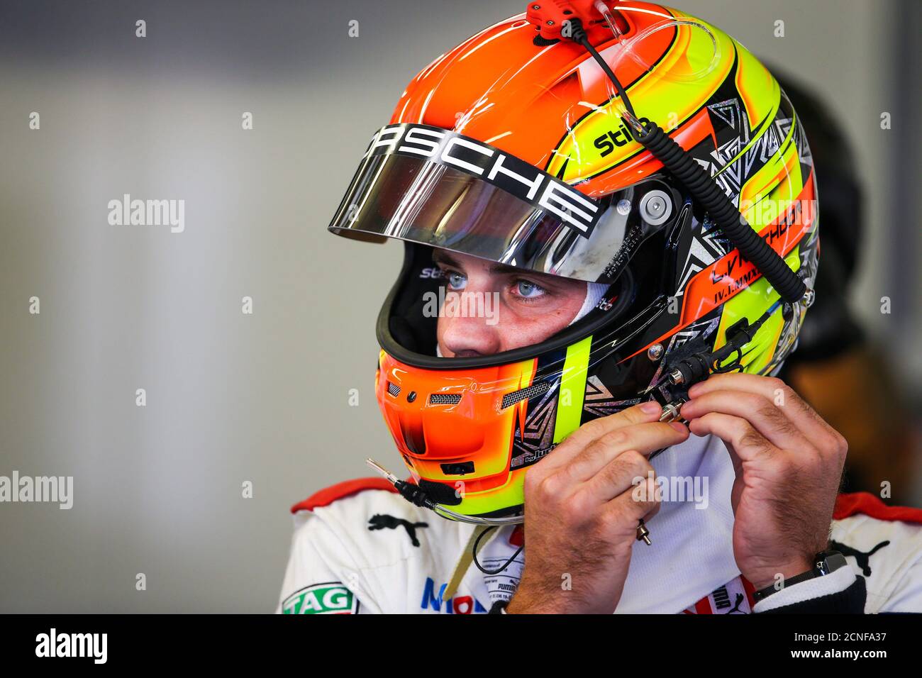 Le Mans, Frankreich. September 2020. Vanthoor Laurens (bel), Porsche GT Team, Porsche 911 RSR-19, Portrait während der freien Trainingseinheiten der 2020 24 Stunden von Le Mans, 7. Lauf der FIA-Langstrecken-Weltmeisterschaft 2019-20 auf dem Circuit des 24 Heures du Mans, vom 16. Bis 20. September 2020 in Le Mans, Frankreich - Foto Francois Flamand / DPPI Credit: LM/DPPI/Francois Flamand/Alamy Live News Stockfoto