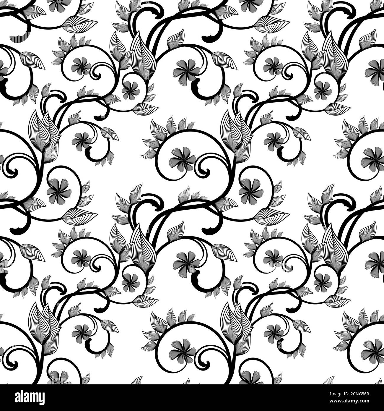 Nahtlose Blumenmuster Stockfoto