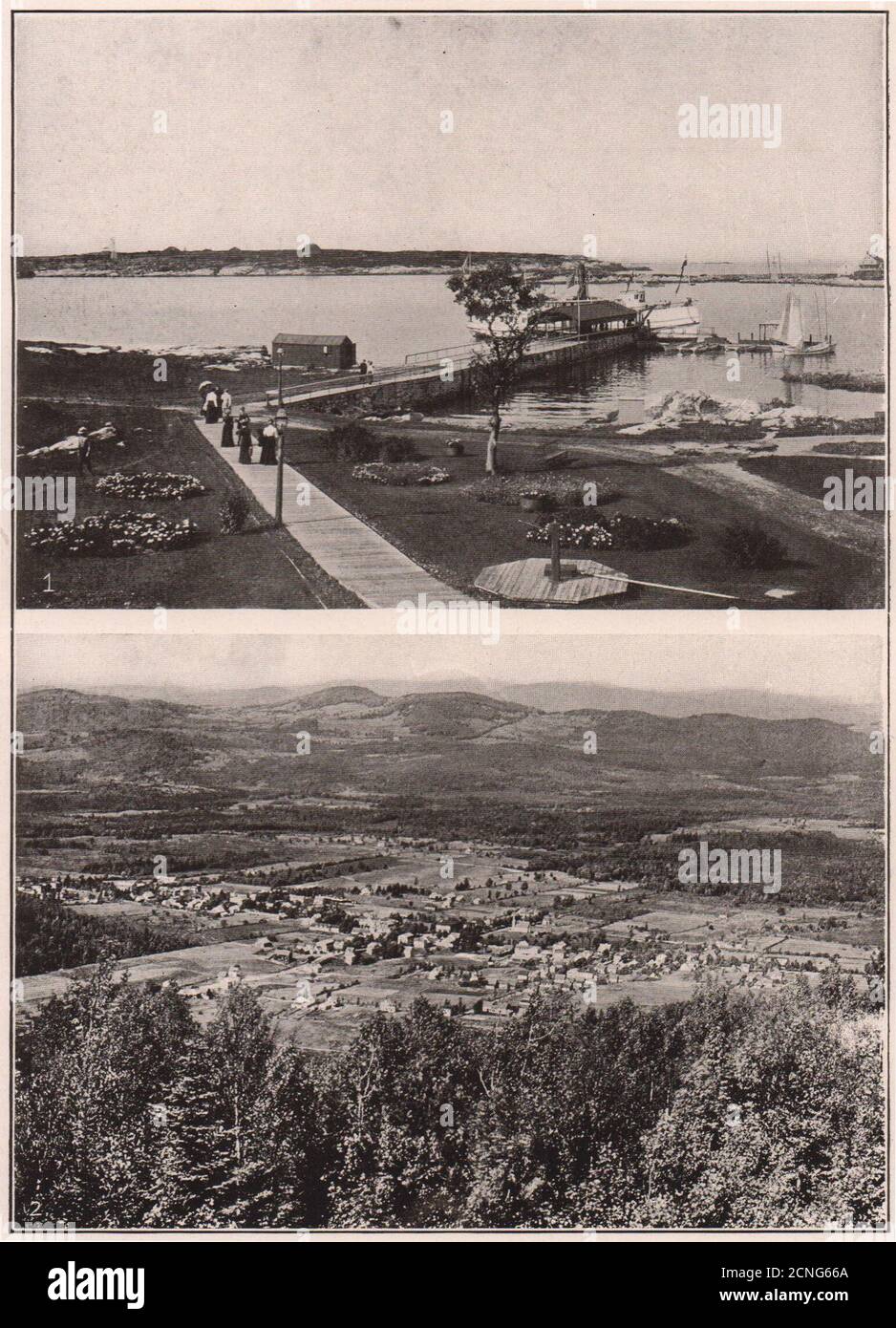 New Hampshire: Star Island, Isles of Shoals. Bethlehem, Weiße Berge 1903 Stockfoto