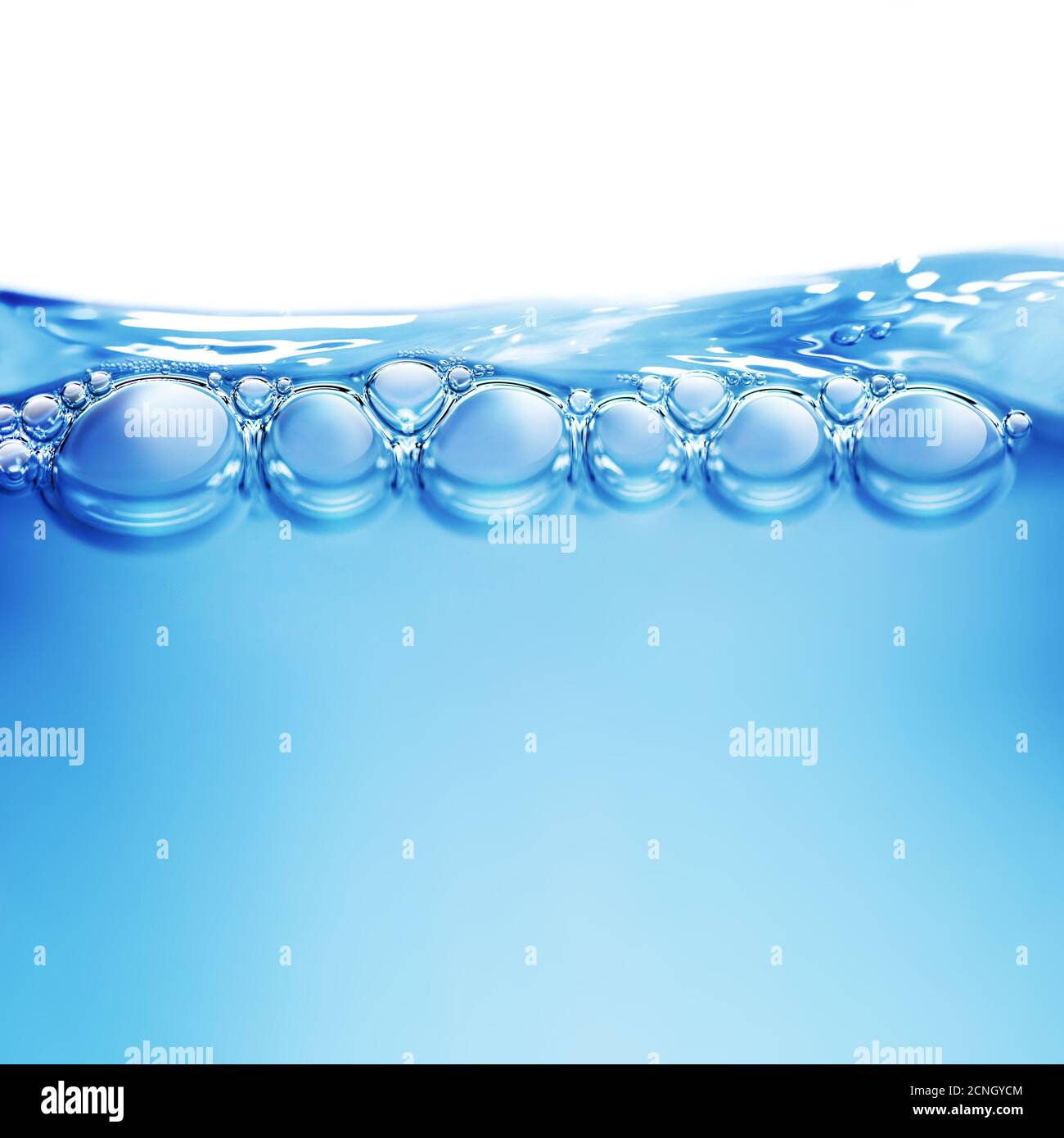 Sauerstoffwasser Stockfoto