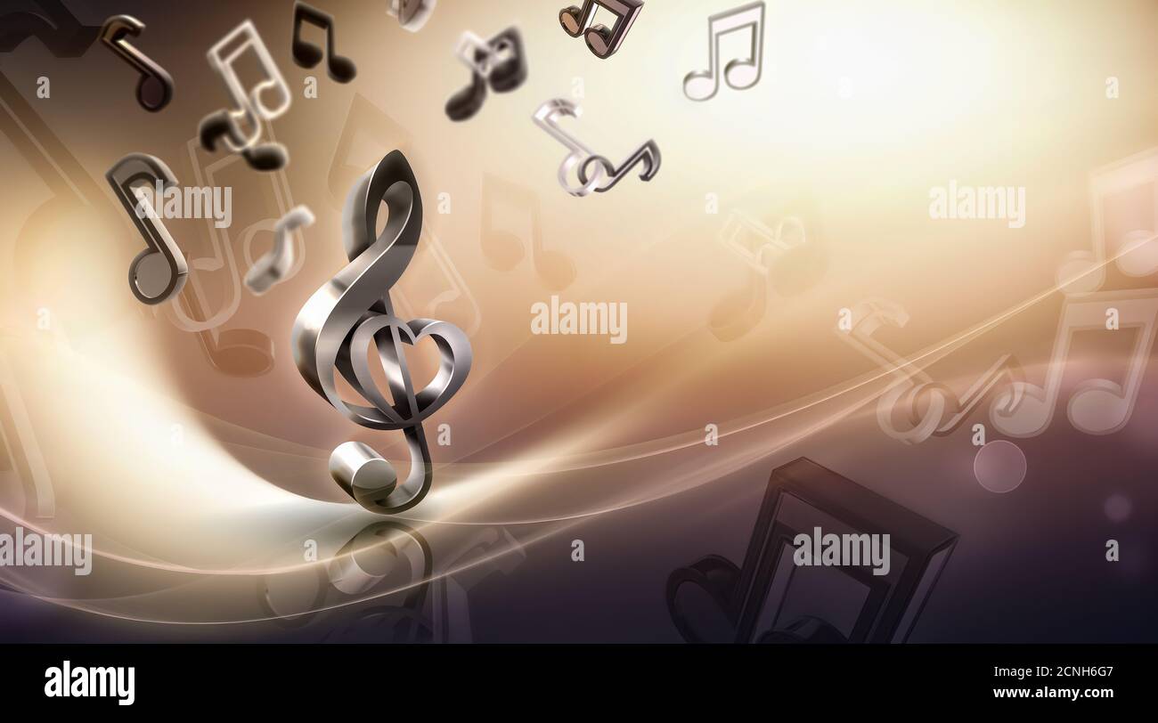abstrakte Hintergrundmusik Stockfoto