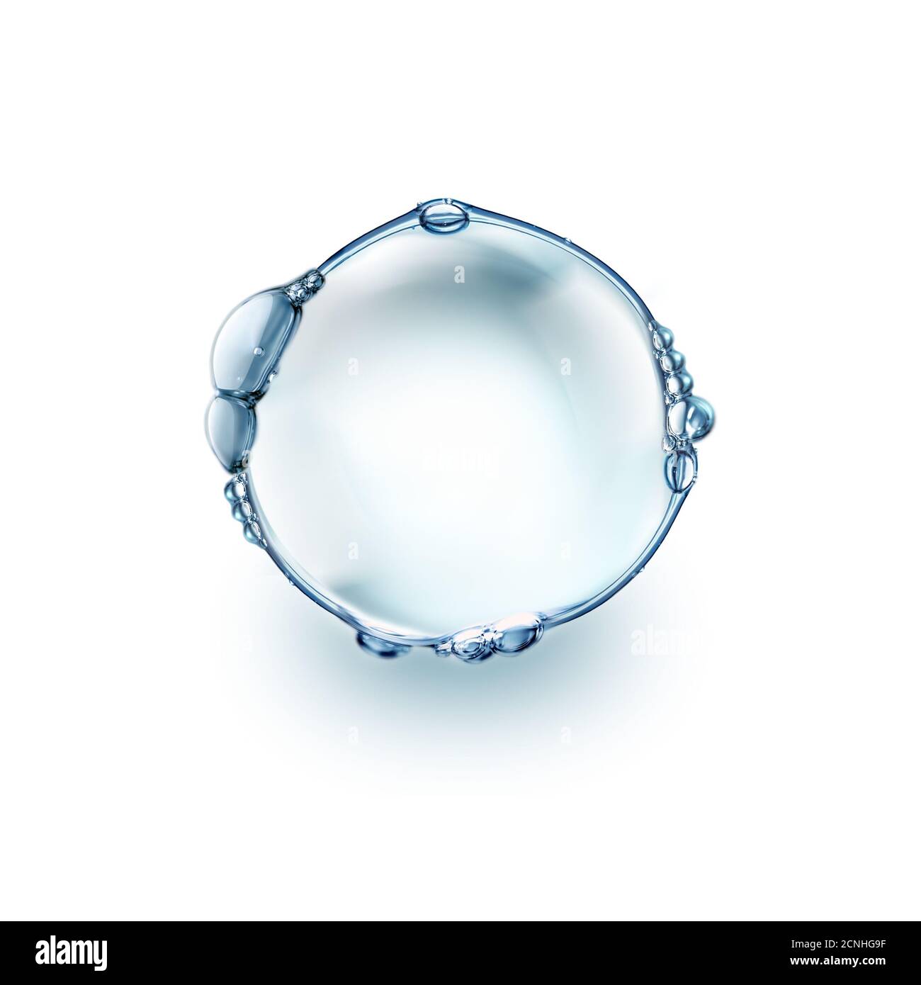 Große Wasserblase Stockfoto