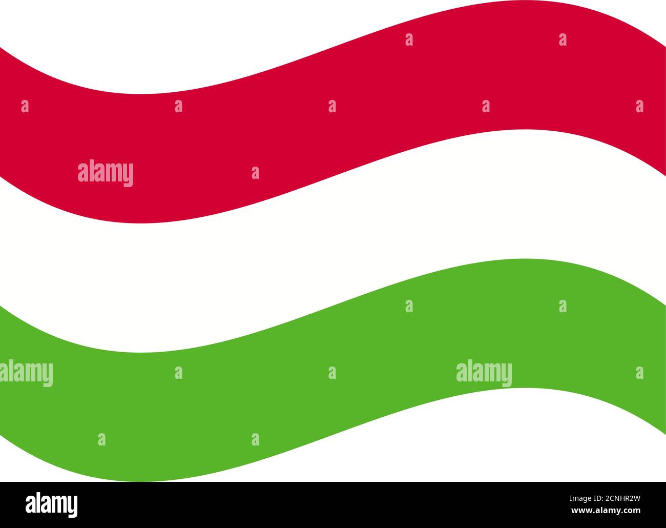 Ungarn Flagge, Farben und Proportionen richtig. Nationalflagge von Ungarn  Stock-Vektorgrafik - Alamy