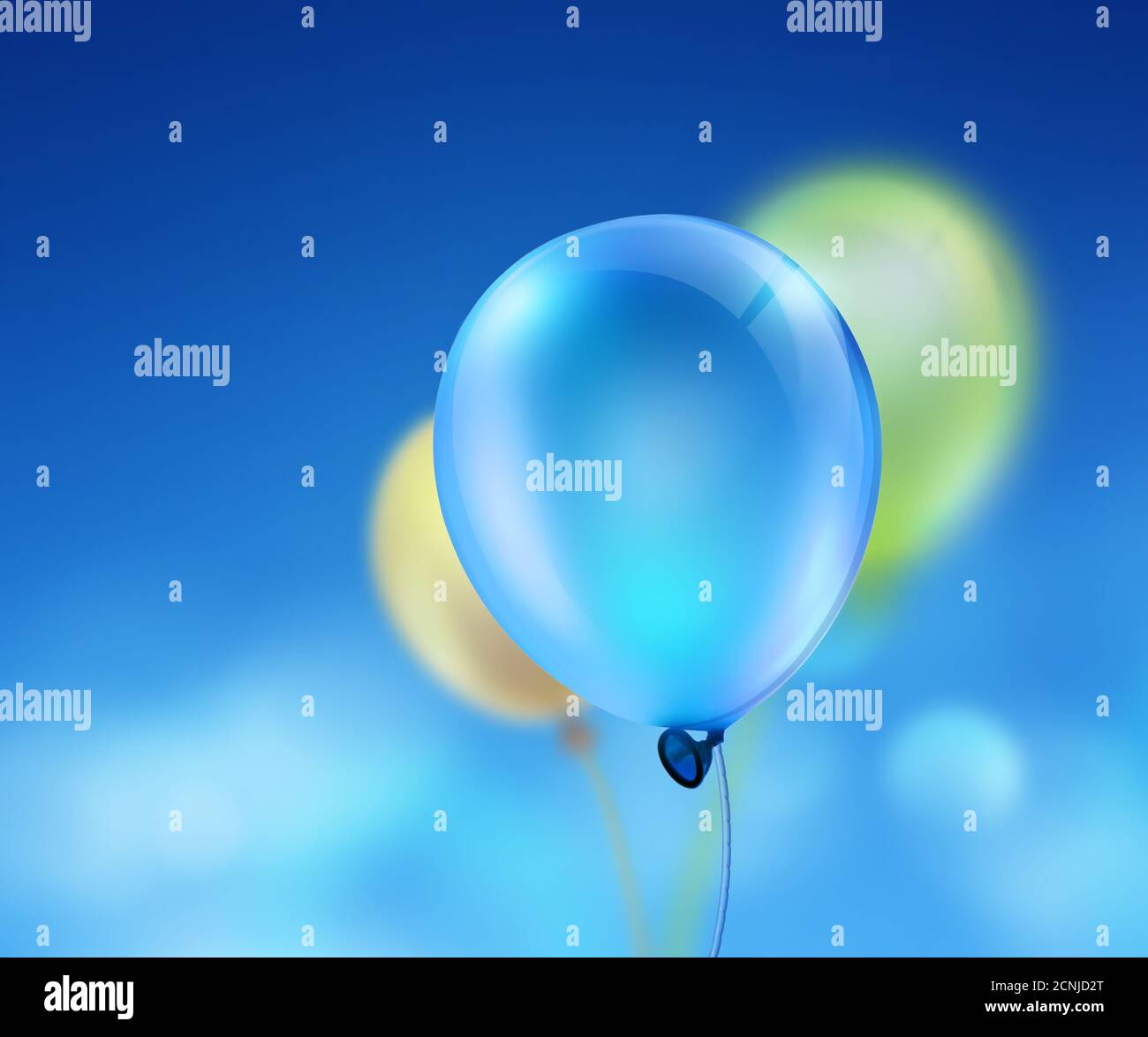 Luftballons Stockfoto