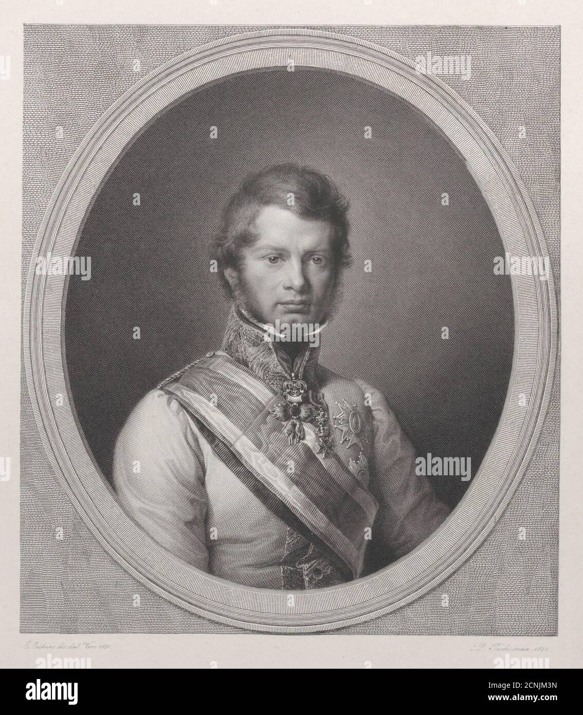 Porträt Leopold II., Großherzog der Toskana, 1831-33. Stockfoto