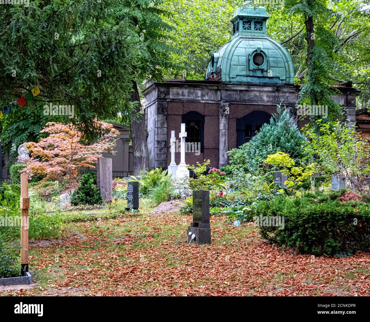 Alter St. Matthäus Kirchhof .Alter Matthäus-Friedhof,Schöneberg-Berlin Stockfoto