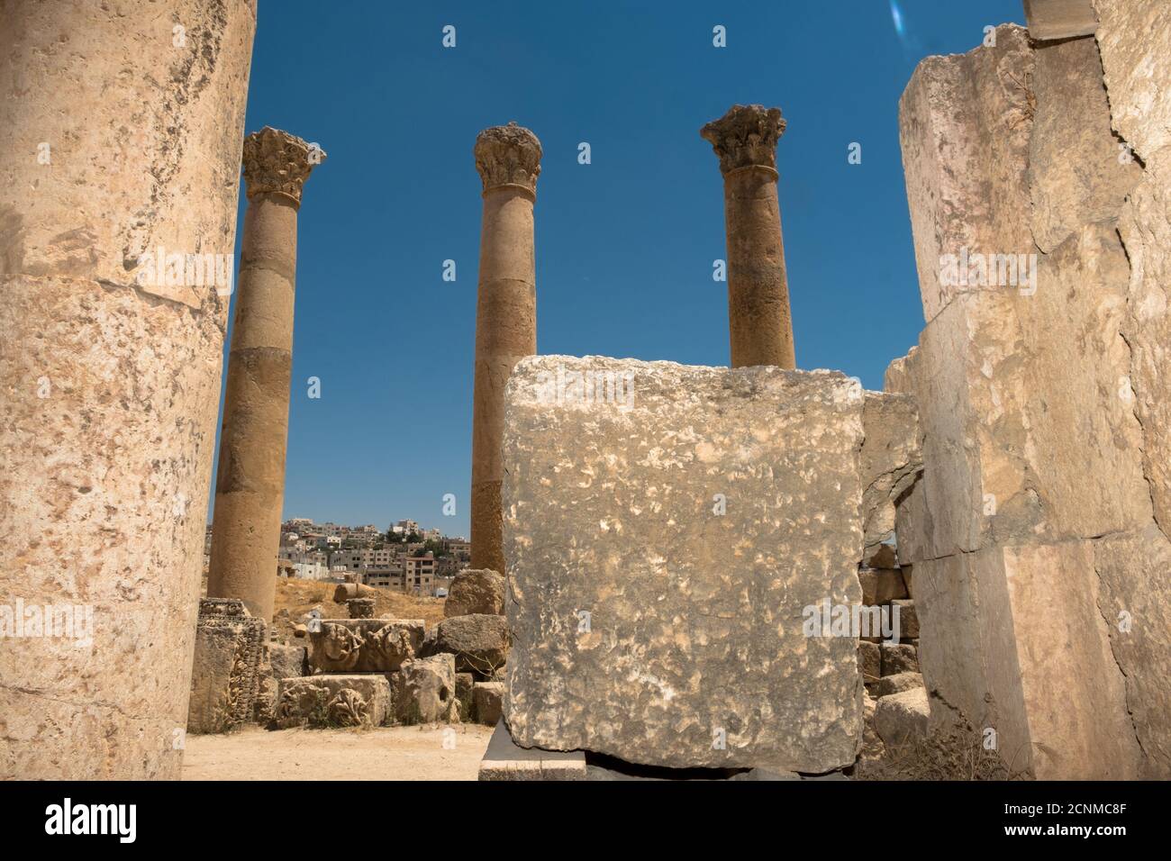 Jerash, antike Stadt in der Nähe von Amman Stockfoto