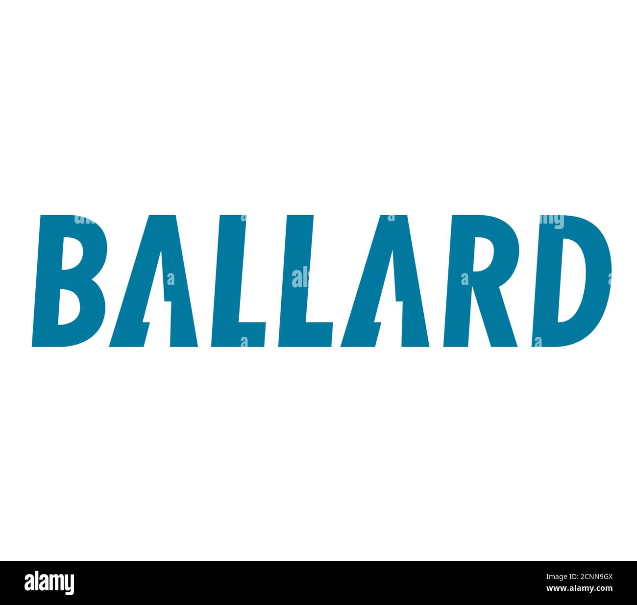 Ballard-Logo Stockfoto