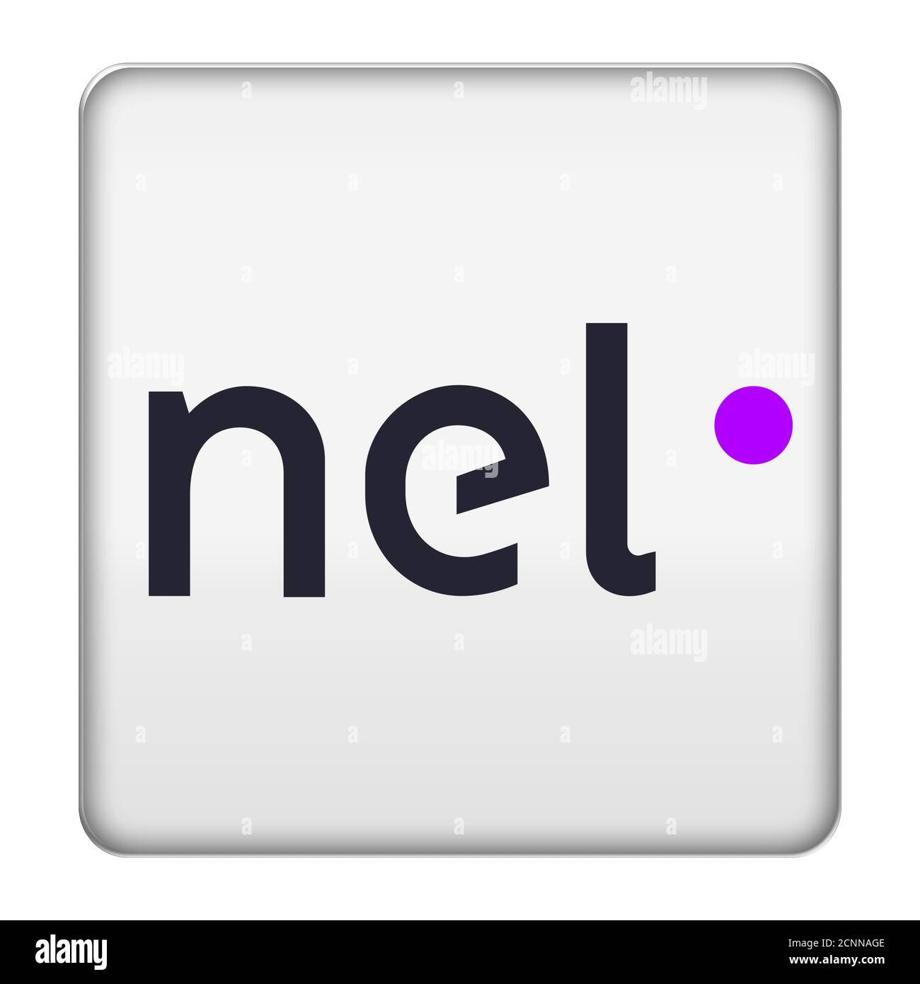 Nel-Logo Stockfoto