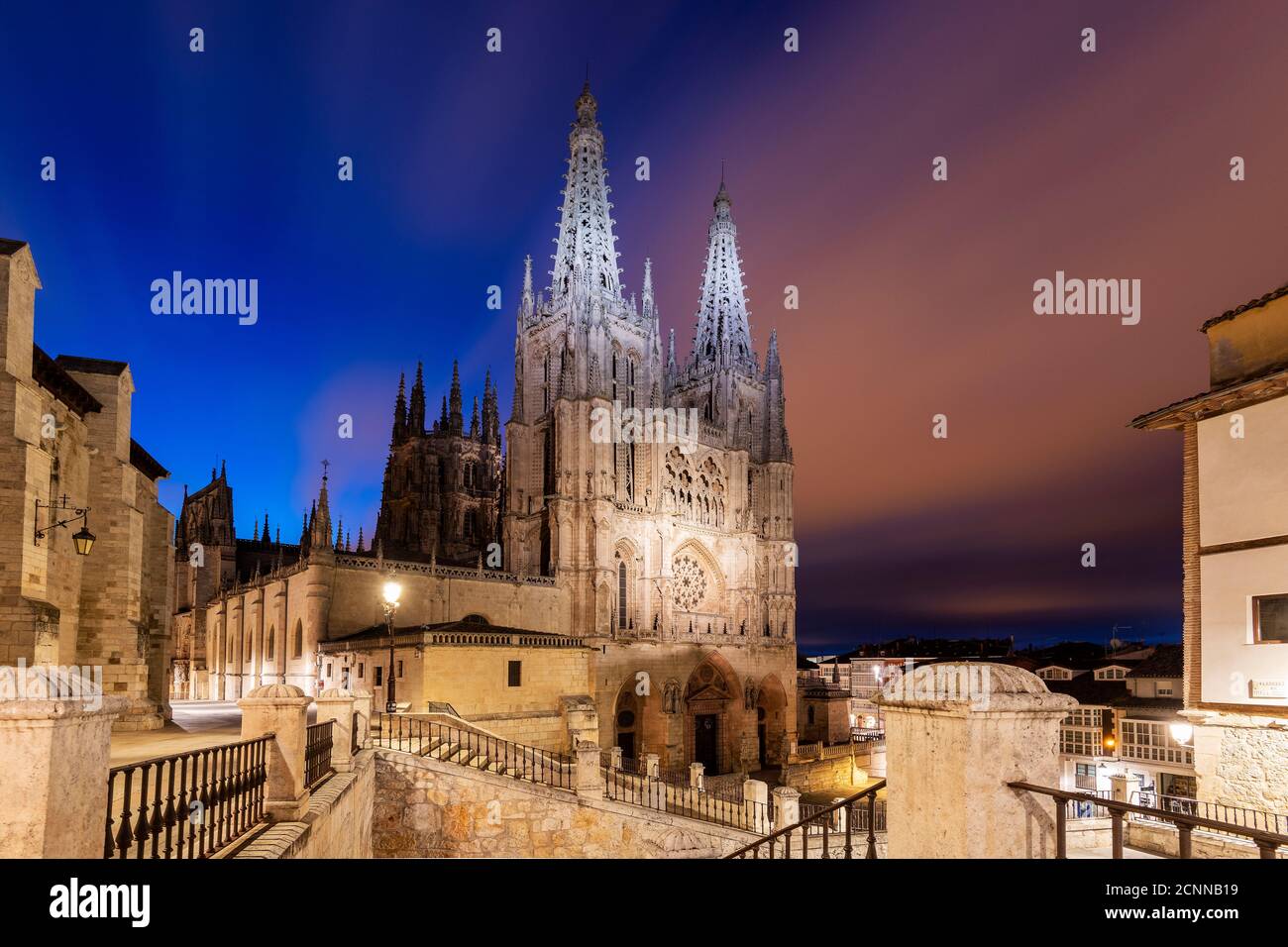 Kathedrale der Heiligen Maria von Burgos, Burgos, Kastilien und Leon, Spanien Stockfoto