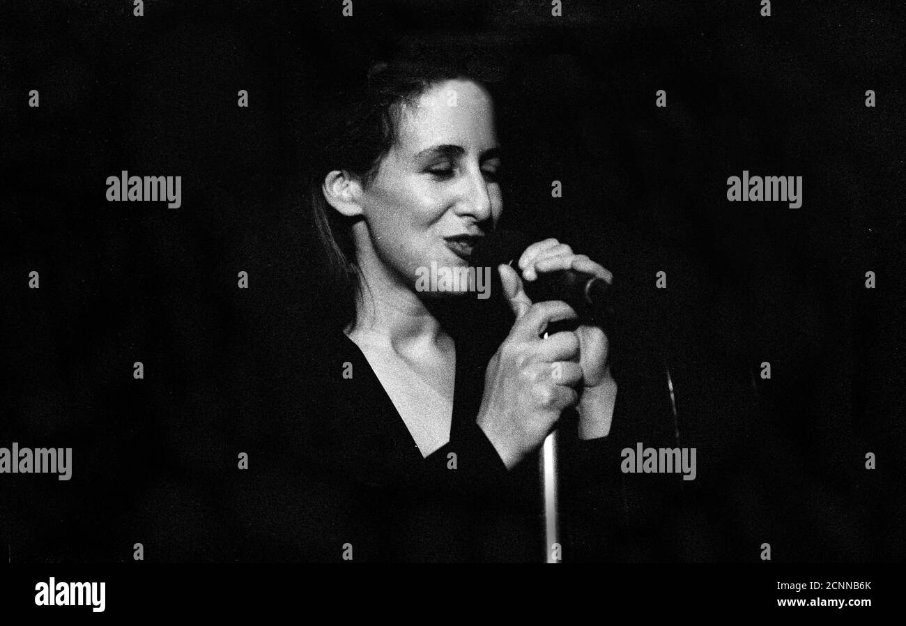 Stacey Kent, Pizza on the Park, London, August 1996. Stockfoto