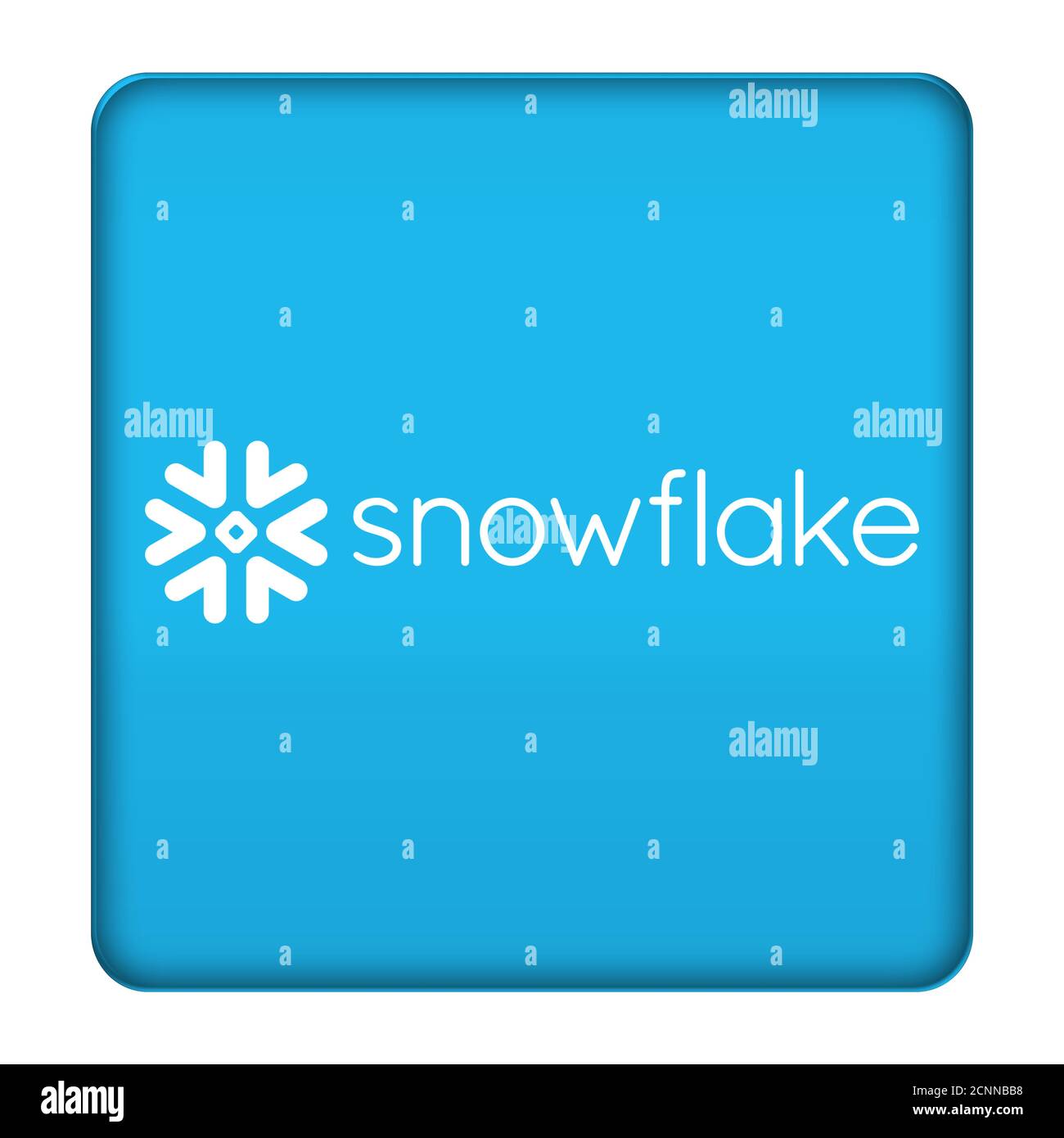 Snowflake-Logo Stockfoto