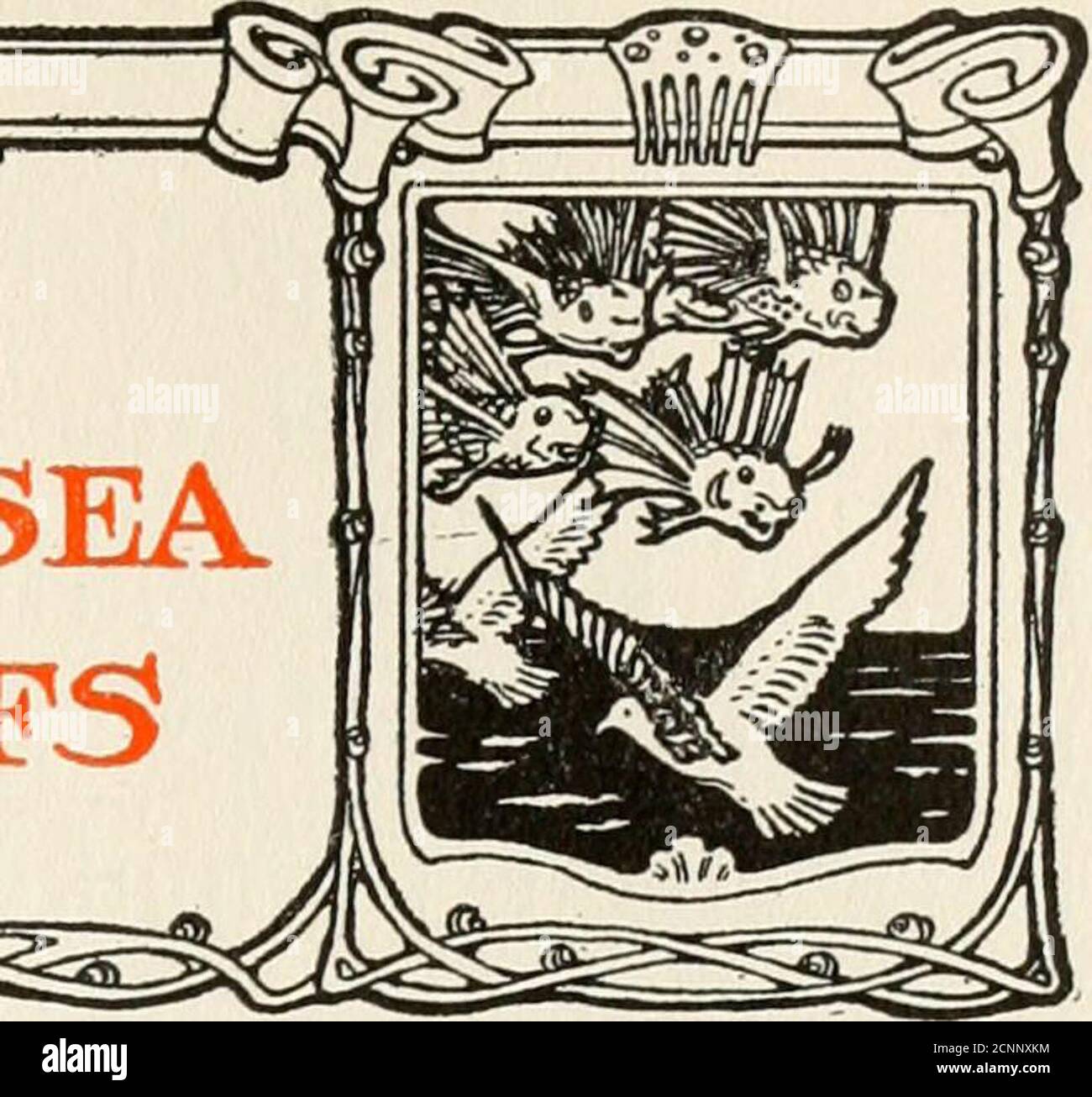 . Das große Seepferdchen . THEBOLD SEA... OLLYS Mutter vermisste sie, und nach der Suche nach einer Zeit, fand sie auf der und sitzen, sonnen sich in herbadenden Anzug. Sie begann das Kind zu schimper, weil es mit ihrer Erlaubnis ins Wasser gegangen war. Gerade da kam Pollys Bruderherzu und fragte, was die Sache sei. Bitte lassen Sie sich nicht mit mir kreuzen, sagte Polly, der in einer sehr bezaubernden kleinen Weise aufschaute, für 1 hatte ich eine so seltsame und schreckliche Zeit! Warum, Was ist los? Fragte JohnnyCork. Nun, begann Polly, es ist eine lange Geschichte.als ich heute Morgen auf den Felsen saß und die vorbeifahrenden Schiffe sah, sah ich einen großen Five-mastedsch Stockfoto