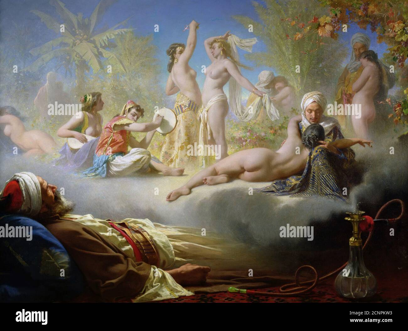 Der Traum des Gläubigen, c. 1870. Gefunden in der Sammlung des Musee Bonnat, Bayonne. Stockfoto