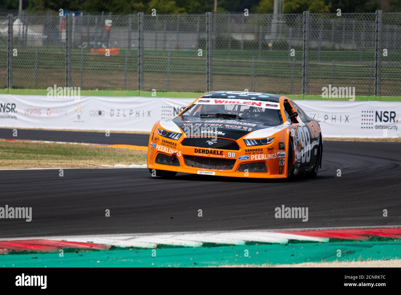 Vallelunga, Rom, Italien, 11. september 2020. Amerikanisches Fest von Rom. NASCAR Euro Championship Rennwagen in Aktion Stockfoto