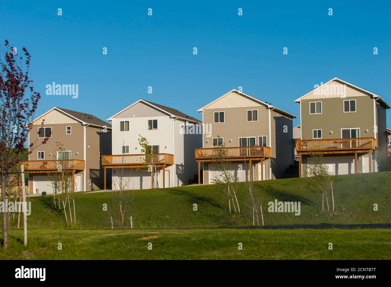 Eine neue Wohnanlage in Pullman im Palouse, Eastern Washington State, USA. Stockfoto