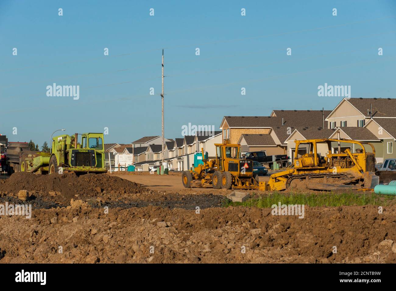 Eine neue Wohnanlage in Pullman im Palouse, Eastern Washington State, USA. Stockfoto