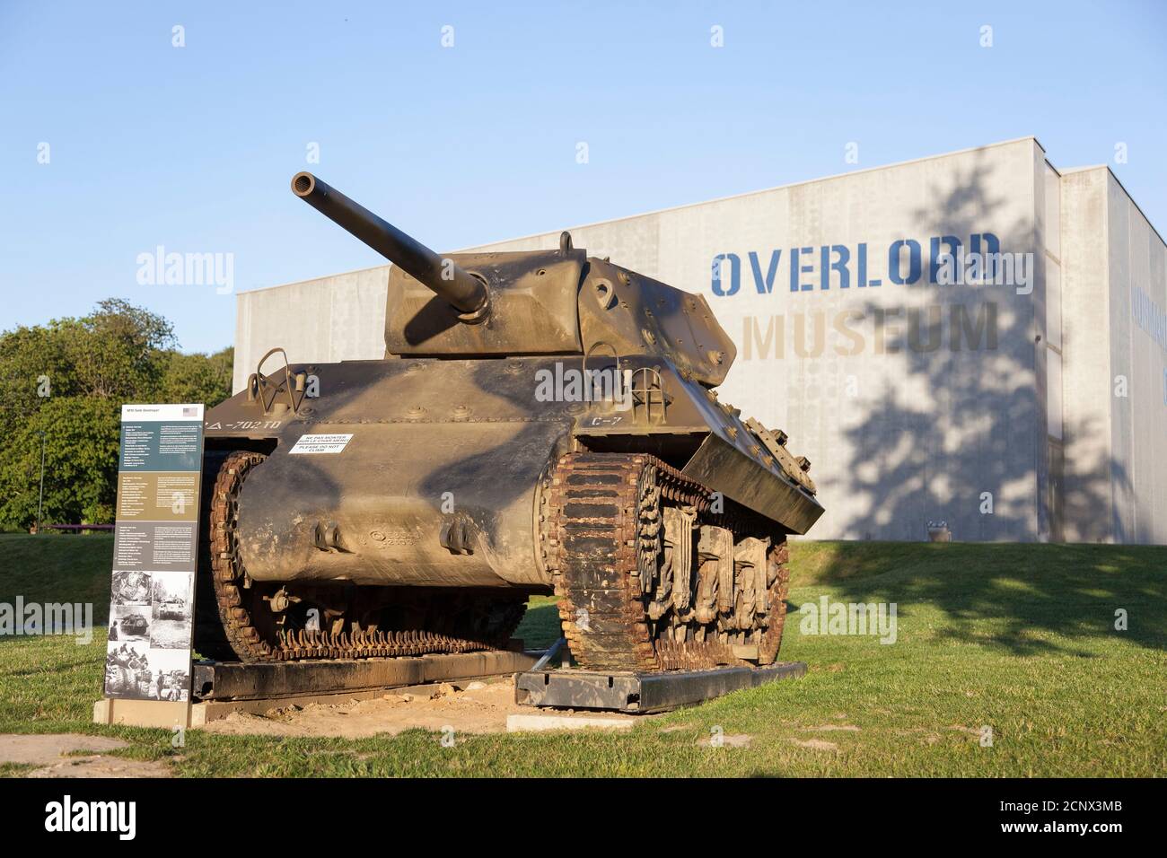 Overlord Museum in Cherbourg, Normandie, Frankreich Stockfoto