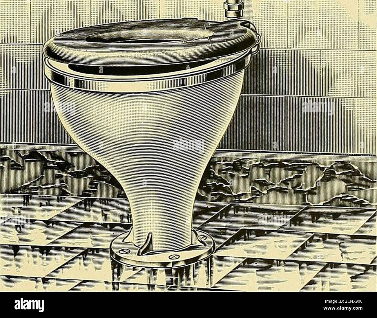 . Illustrierter Katalog von James B. Clow & Sohn, Hersteller und Händler in Lieferungen für Klempner, Dampf-und Gasmonteure, Wasser-und Gaswerke, Eisenbahnen und Auftragnehmer .. . S^f^<^ ABB. 1209. Enthält Iron Flushing Rim Hopper, emailliert innen und außen, wie aufgeführt. Automatisches Ventil und Sitz an Schüssel, geschlossener Behälter aus verzinktem Eisen, vernickelte Halterungen und Spülrohr mit Schutzvorrichtung befestigt. Abb. 1309. Komplett wie beschrieben, mit Falle und Messing Entlüftungskupplung auf Handloch, Abb. 1210. Komplett wie beschrieben, mit langem Oval Hopper, .     . . Wenn mit Inickel-plattiert Ornamental Messing Tank Cover, Stockfoto