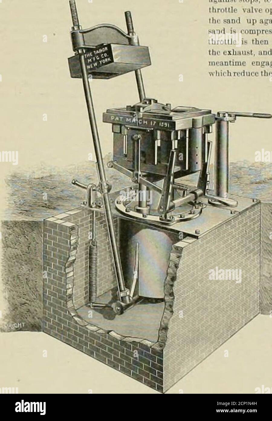 . Der Lokomotivingenieur . es-caped. Zero Wetter lo Oktober machte die Jungs denken odecking up den Schlitz um den reverw Hebel und aufstehen die seitlichen Vorhänge. November, 1891J DER LOKOMOTIVENINGENIEUR 205 EIN New Moulding Madiiuo. Vor yonie lime we made iiiKDtiuD of un iageiiuiiund simple moldiDg macliiiiL- invcGestorben von HarrisTabor, Erfinder des IBC sleam ungiue indicatorwhich bc)irs seine Mime, und hergestellt von der Tabor JIANUILL Liberti Co., Yoranuliiiiiiiiiiiiiiiiiiiiiiii Arbeitssparende Werkzeuge Kunst immer von Interesse, aber es gibt nur wenige für Kehlmaschinen oder für Gießerei Verwendung gemacht. Die Maschine illustrierte hier Stockfoto