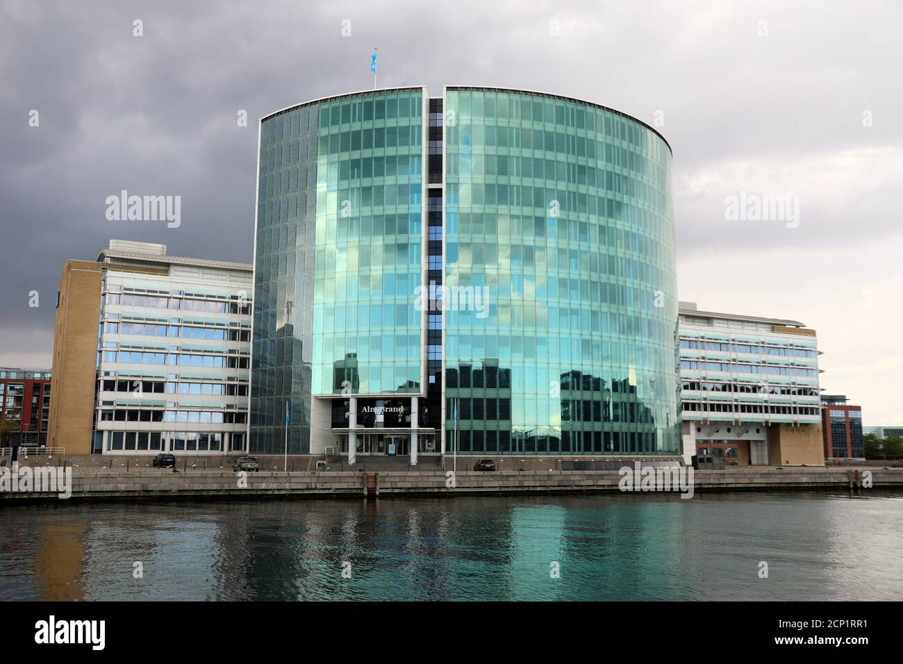 Alm Brand Büro am Middle Pier in Kopenhagen Stockfoto