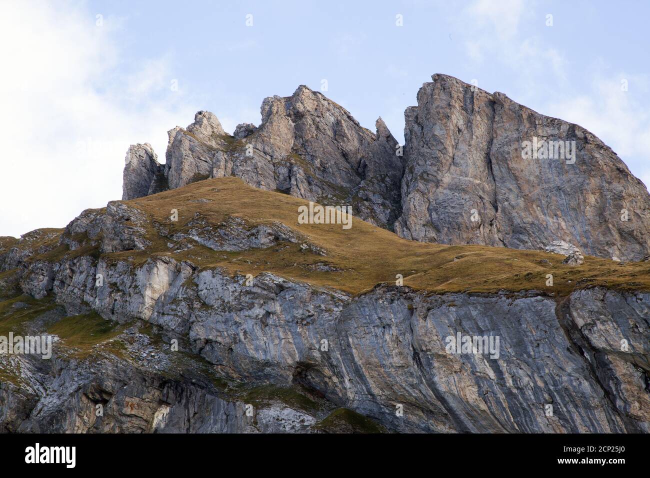 Cormets de Roselend : roche de sommet de montagne tarentaise Stockfoto