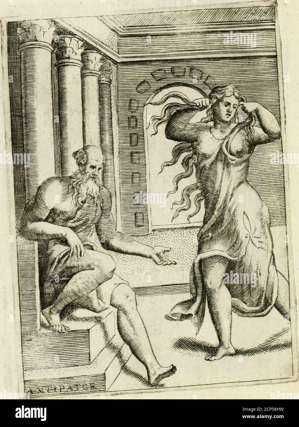 . Achilis Bocchii Bonon. Symbolicarvm quaestionvm de vniverso genere qvas serio lvdebat libri qvinqve . TLB. PRIM. XXXIII CAMILLO VRSINOBELLI DVCI FORTISSIMOOnvs dvcis minvs grave est,AC militis SYMB, XV R.I idem kborcs hdudgraues Sunt im^-eratori ceciue, IR militi,Quod i^fe Honor mdgis kues Sem^er khores IMVERATORMCONCIT, IMPERCITum Oldyum^ ([uidem ille. Ego attamenMiks mctuat hofem meus,t^olim. Im^cratorem uelm. XXXIIII L I B. P R I M. NONNV Stockfoto