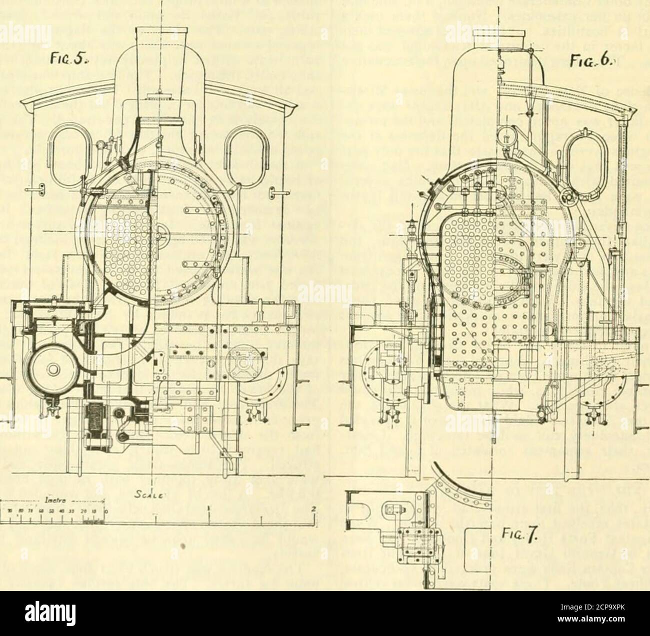 . Die Eisenbahn- und Ingenieurzeitschrift . EXPRESS-PERSONENLOKOMOTIVE, SÜDBAHN VON ITALIEN. Travel in Paris letztes Jahr von den südlichen 1 Abschnitten ausgestellt wurden; Abb. 5 zeigt das vordere Ende. Eine Hälfte in der AufstellungKailroad Company von Italien, und die an diesem gebaut wurden, und ein-Halt in Abschnitt ; Abb. 6 zeigt auch das Backend. I i i i i [ I i i i i UiJ cotnpanys arbeitet in Verona. Der Motor war 1 1/2 in der Höhe und 1/2 in der Sektion ausgelegt ; Abb. 7 ist ein Abgrundtief. Lommendatore baverio Agazzi, Chief Locomotive - Querschnitt zeigt die Anordnung der Rocker-Box. Vol. LXIV, No. 6.] ENGI Stockfoto