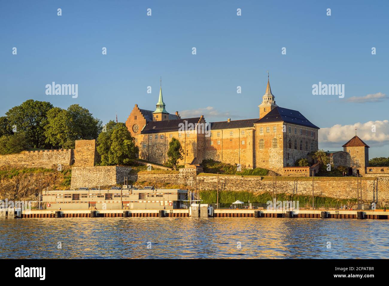 Festung Akershus auf der Halbinsel Akersneset, Oslo, Norwegen, Skandinavien, Nordeuropa, Europa Stockfoto
