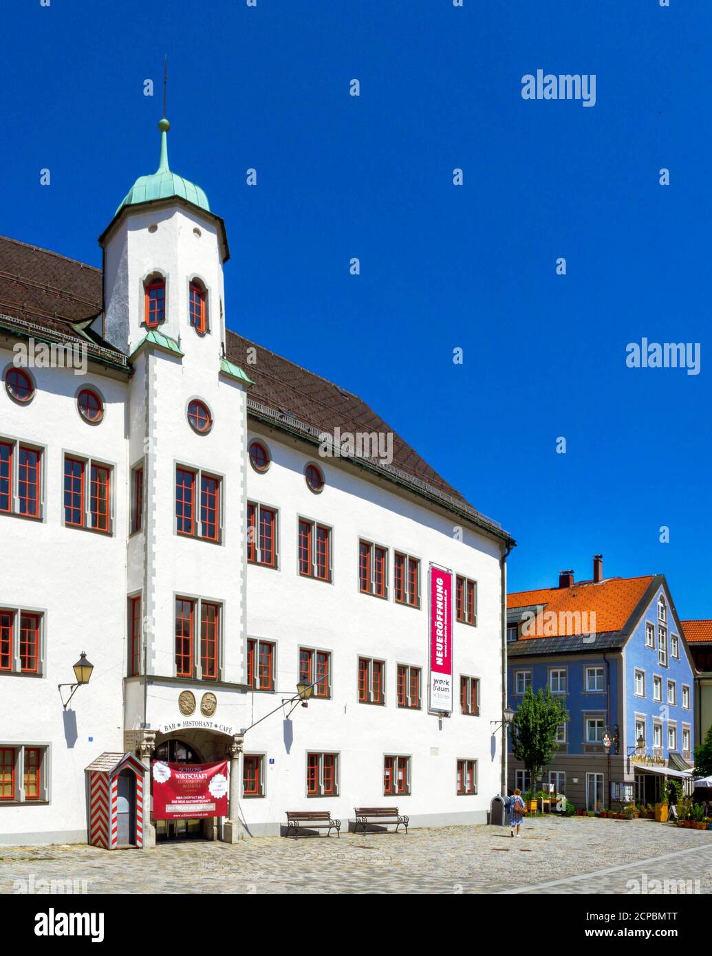 Schloss am Marienplatz, Immenstadt, Allgäu, Bayern, Deutschland, Europa Stockfoto