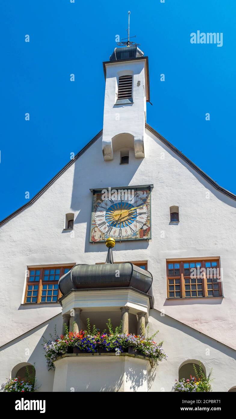 Rathaus, Kempten, Allgäu, Oberschwaben, Schwaben, Bayern, Deutschland, Europa Stockfoto