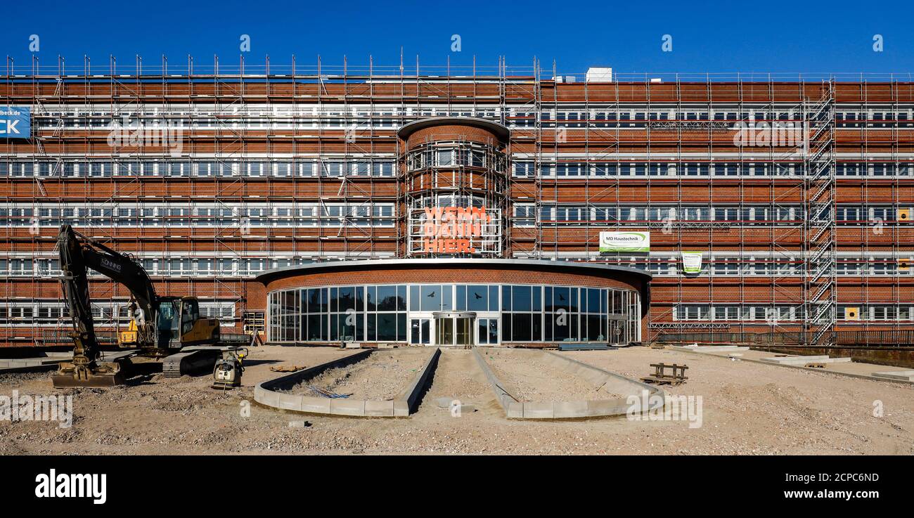 Bochum, Ruhrgebiet, Nordrhein-Westfalen, Deutschland - MARK 51, Umbau des ehemaligen Opel-Werks in Bochum Gelaendes, der Opel-Verwaltung Stockfoto